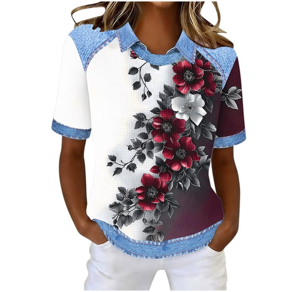 Fewfanhot Womens Shirts Button Down Shirt for Women Spring Summer Tops Long Sleeve Business Dressy Casual Blouses Collared Work Outfits Clothes