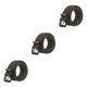 thumbnail image 5 of Qarigey Cinturón de cintura Cinturones ajustables casuales Lona con hebilla de metal diario Unisex Correa de viaje Pantalones vaqueros Type1 NO1, 5 of 6