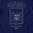 thumbnail image 3 of Masters Of The Universe Movie Castle Grayskull Framed In Chains Men's T Shirt (Navy, S-XXXL), 3 of 4