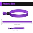 thumbnail image 2 of 100 Pcs Cloth Event Wristband, Disposable Wristbands for Events, Colored Wristbands Events,for Lightweight Concert,Club Entrance Wrist Strap Party Wristband Event(Color : Purple1), 2 of 14