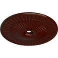 thumbnail image 3 of 51"OD x 3 5/8"ID x 3 3/8"P Galveston Ceiling Medallion (Fits Canopies up to 5 7/8"), Hand-Painted Brushed Mahogany, 3 of 6
