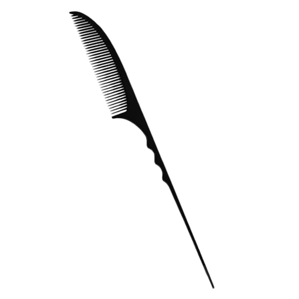 1 pieza de peine de pelo de peluquería cepillo de pelo denso peine resistente a altas temperaturas peine antiestático de cola puntiaguda para damas
