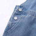 thumbnail image 5 of Yammkia Jeans Jumpsuit for Kids Little Big Girls Denim Overalls Washed for Soft Stretch Jeans Workwear 5-16 Years,9-10 Years, 5 of 7