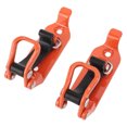 thumbnail image 4 of jinliangrun 2pcs Roof Rack Shovel Mount Good Weight Bearing Capacity Axe Holder Clamp Metal Rubber Clamp Mounting Kit for Car Truck Boats Orange, 4 of 21