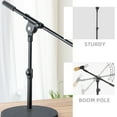 thumbnail image 5 of Soimiss Telescopic Boom Pole Arm Black Portable Mic Stand Extension for Home Use, 5 of 8