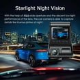 thumbnail image 4 of Dash Cam 1080P FHD 3 Channel Front Rear Inside Camera System Car DVR Recorder with Loop Recording Parking Monitor Motion Detection Wide Angle Lens and Night Vision, 4 of 8