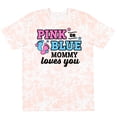 thumbnail image 3 of Inktastic Pink or Blue Mommy Loves You T-Shirt, 3 of 5
