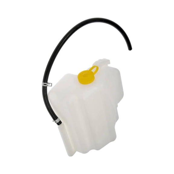 KarParts360 For Nissan Altima 1993-2001 Non-Pressurized Coolant Reservoir | Plastic Material | White Color | With Cap | With Tubing | Replacement For 217100E000, 217102B000