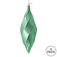 thumbnail image 3 of Vickerman 8" Seafoam Green Shiny Swirl Finial Ornament, Pack of 6, 3 of 3