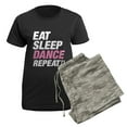 thumbnail image 5 of CafePress - Eat Sleep Dance Repeat Women's Dark Pajamas - Women's Short Sleeve Print T-Shirt and Pants Dark Cotton Pajama Set, 5 of 7