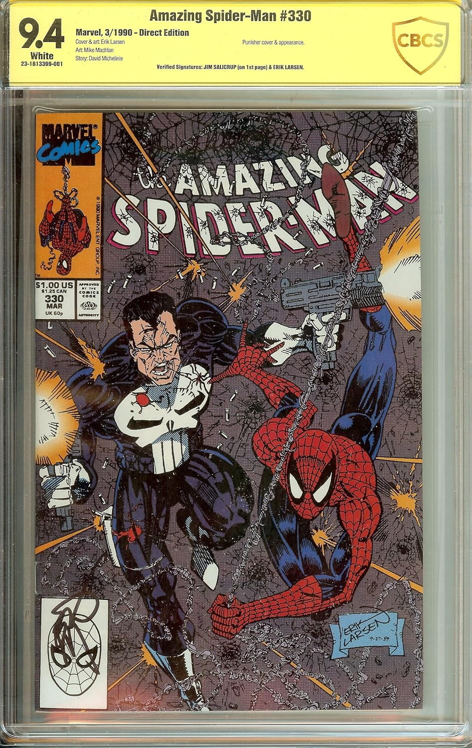Amazing Spider-Man # Signed Erik Larsen CBCS 9.4