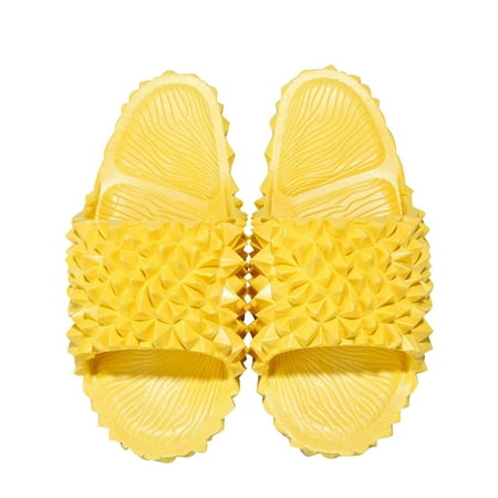 

asdoklhq Womens Shoes Clearance Under $20Creative Durian Slides Beach Shoes House Slippers Sandals