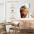 thumbnail image 5 of Elephant Stock Sprinkles On Ice Cream Wall Art - Vertical Multi Panel Canvas - Cafe & Restaurant Wall Decor - Food And Drink Multi Panel - Beige And Brown Decor - 32" x 50", 5 of 8