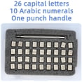 thumbnail image 3 of Kit de sellos de letras para arcilla AYWGZL, 36 piezas, alfabeto de 6 mm, 3 of 7