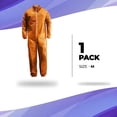 thumbnail image 3 of Disposable Coveralls for Men and Women Medium. Orange Hazmat Suits Disposable PP + PE 40 GSM. Medical Protective Suit Disposable with Open Wrists, Ankles, Front Zipper, No Pocket, 3 of 8