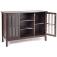 thumbnail image 4 of Topbuy Wood TV Stand Free Standing Storage Console Cabinet For 50" TV Walnut, 4 of 5