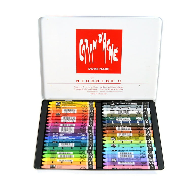 Caran d'Ache, Neocolor II Crayons, 15 Colors - Walmart.com