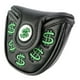 thumbnail image 1 of Funda protectora para cabeza de putter de golf, protección para la cabeza del palo, accesorios de golf Verde negro, 1 of 9