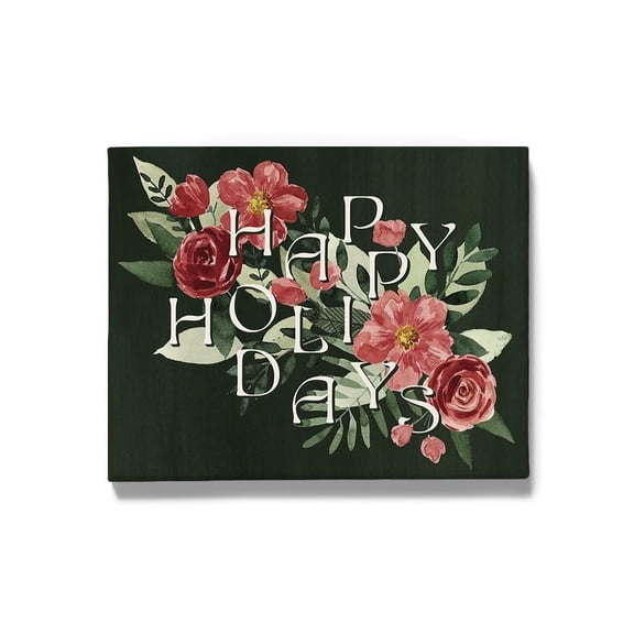 Peace Love Joy Collection A Wrapped Canvas -Grace Popp Designs,