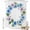 SpringGreen SkyBlue, variant on Shower Curtain Pink Blue Flower Shower Curtains for Bathroom Decor, Waterproof Polyester Shower Curtain Set with Hooks, Small Stall Size 36" x 72" Watercolor Wreath