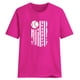thumbnail image 4 of Blusa informal de manga corta con cuello redondo y estampado suelto de verano para mujer con estilo OAVQHLG3B Store  lin121212, 4 of 4