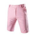 thumbnail image 1 of Pantalones Cortos De Rayas Verticales PaHombres Con Bolsillos Inclinados Delanteros Fucs28, 1 of 7