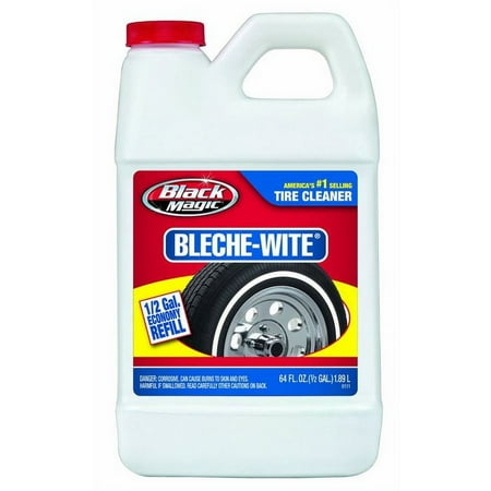 Black Magic 800002223 Bleche-Wite Liquid Bleach Tire Cleaner Refill, 64 Oz, Each