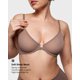 thumbnail image 2 of Sujetador INLYRIC Consufy con cierre frontal transparente, marrón oscuro, morado, 42B, 2 of 4