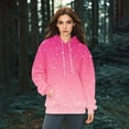 thumbnail image 6 of Bovemsi Sweatshirt for Women Large Hoodie With Gradient Print Plus Size Long Sleeved Sweater Pullover Autumn Pocket Clothes Comfort Hoodie, 6 of 7