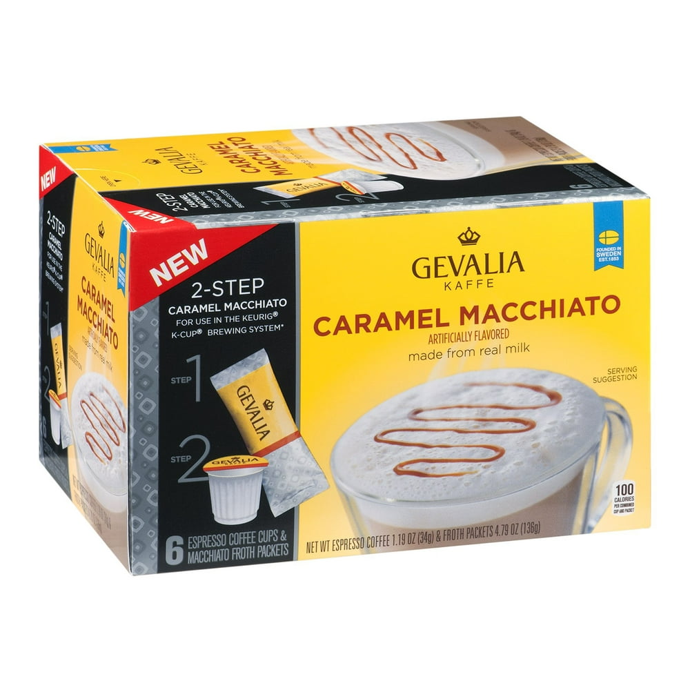 Gevalia Caramel Macchiato K Cups, 5.98 OZ (Pack of 6)