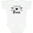 thumbnail image 3 of Inktastic I Love My Oma Heart and Arrows Boys or Girls Baby Bodysuit, 3 of 5