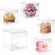 thumbnail image 1 of 50 cajas transparentes para regalo, Cajas Cuadradas de PVC, Caja de acetato transparente, Caja de Regalo Transparentes para cupcakes, dulces, boda y fiesta (5 * 5 * 5(50PC)), 1 of 4