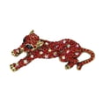 thumbnail image 4 of Rhinestones Leopards Pin Alloy Crystal Brooch Scarves Shawl Clip For Fashion Jewelry Accessories And Gift Giving, 4 of 8