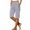 Light Purple, variant on CUSTG Women Casual Pants Elegant High Waist Short Trousers With Comfort Fit And Breathable For Everyday Wear Leisure Style Linen Pants Women