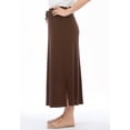 thumbnail image 3 of Jessica London Women's Plus Size Cotton Gauze A-Line Midi Skirt, 3 of 4