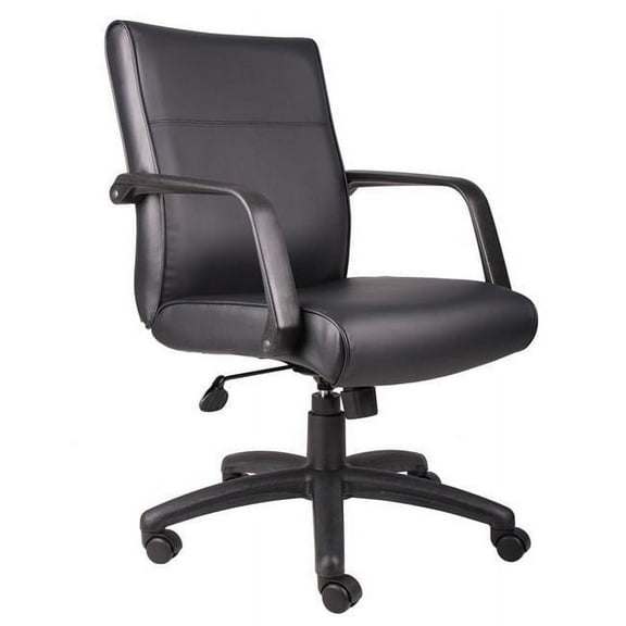 Mid Back Executive Chair In Leatherplus