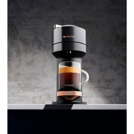Nespresso Vertuo Next Premium Coffee and Espresso Maker by De'Longhi,  Black Rose Gold - Black Rose Gold