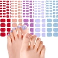 thumbnail image 2 of No Bake Gel Nails Art Stickers 1 Box of Simple Fashion Toe Nails Decals for Women Easy Application Nails Ornament, 2 of 8