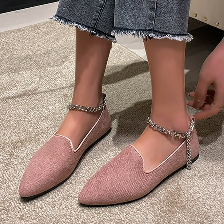 

PEASKJP Beach Sandals for Women 2023 Ladies Summer Round Head Open Toe Wedges Beach Flat Sandals Party Sandals Pink 7.5