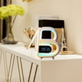 thumbnail image 1 of Wireless Charging Clock With Alarm And LED Desk Lamp Modern B Shaped Design ABS Material For Home Bedroom Nightstand Oven Bags for Cooking Solar Kitchen Timer Temperature Probe Interval Timer Dso213, 1 of 3