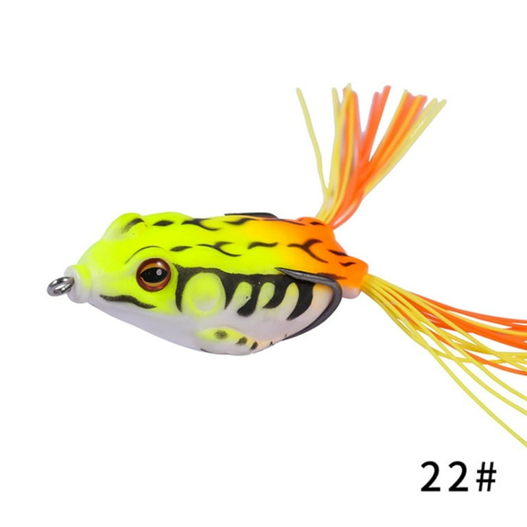 55mm 12g Water Ray Frog Shape Crank Wobblers For Fly Fishing Soft