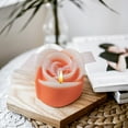 thumbnail image 6 of HBBKVI Rose Candles, Single Wick Scented Candle for Home Decorations, Gift Flower Candle Orange, 6 of 6