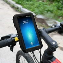 Bicycle Phone Mount with Waterproof Case | Outdoor Cycling Navigation Holder | Touchscreen Compatible Drop Resistant Protection | Universal Bike Handlebar Mount for Smartphones