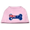 thumbnail image 2 of Pet Dog  Cat Shirt Screen Printed, "Bone Shaped Australian Flag", 2 of 2