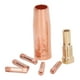 thumbnail image 5 of Kit de puntas de boquilla sin gas Flux accesorio de pistola de soldadura MIG que ahorra mano de obra de repuesto puntas conductoras de 08 mm y 0031 pulgadas para proyectos ANGGREK Otros, 5 of 8