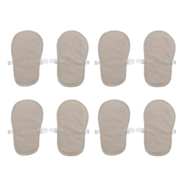 4Pairs Washable Breathable Underarm Armpit Sweat Absorbing Pads shamjiam none