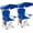 2pack Blue, variant on Portable Camping Chair with Canopy - Folding Chair with Canopy, Durable 600D Oxford Canopy Chair for Camping, Beach, Picnics, Fishing & Sports