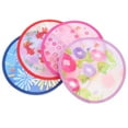 thumbnail image 6 of Worgeous 4 Pcs Round Japanese Folding Fan Foldable Fan Travel Women's 21.00X21.00X0.20CM, 6 of 8