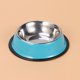 thumbnail image 3 of Stainless Steel Dog Bowl for Dish Water Paw Dog Food Bowl Pet Puppy Cat Feeder 18cm (Blue), 3 of 4