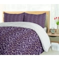 thumbnail image 5 of Ambesonne Baroque Duvet Cover Sets, Lavish Curls on Purple Tone, 2-Queen, Purple Eggplant, 5 of 7